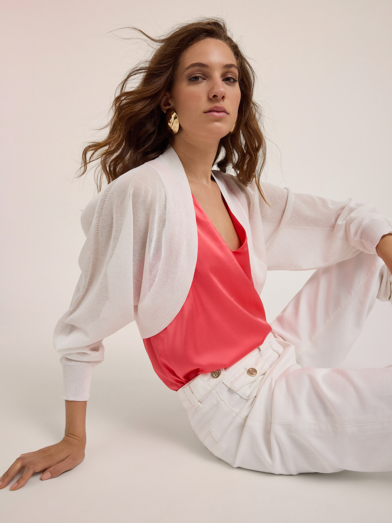 Coprispalle leggero in maglia image number 3