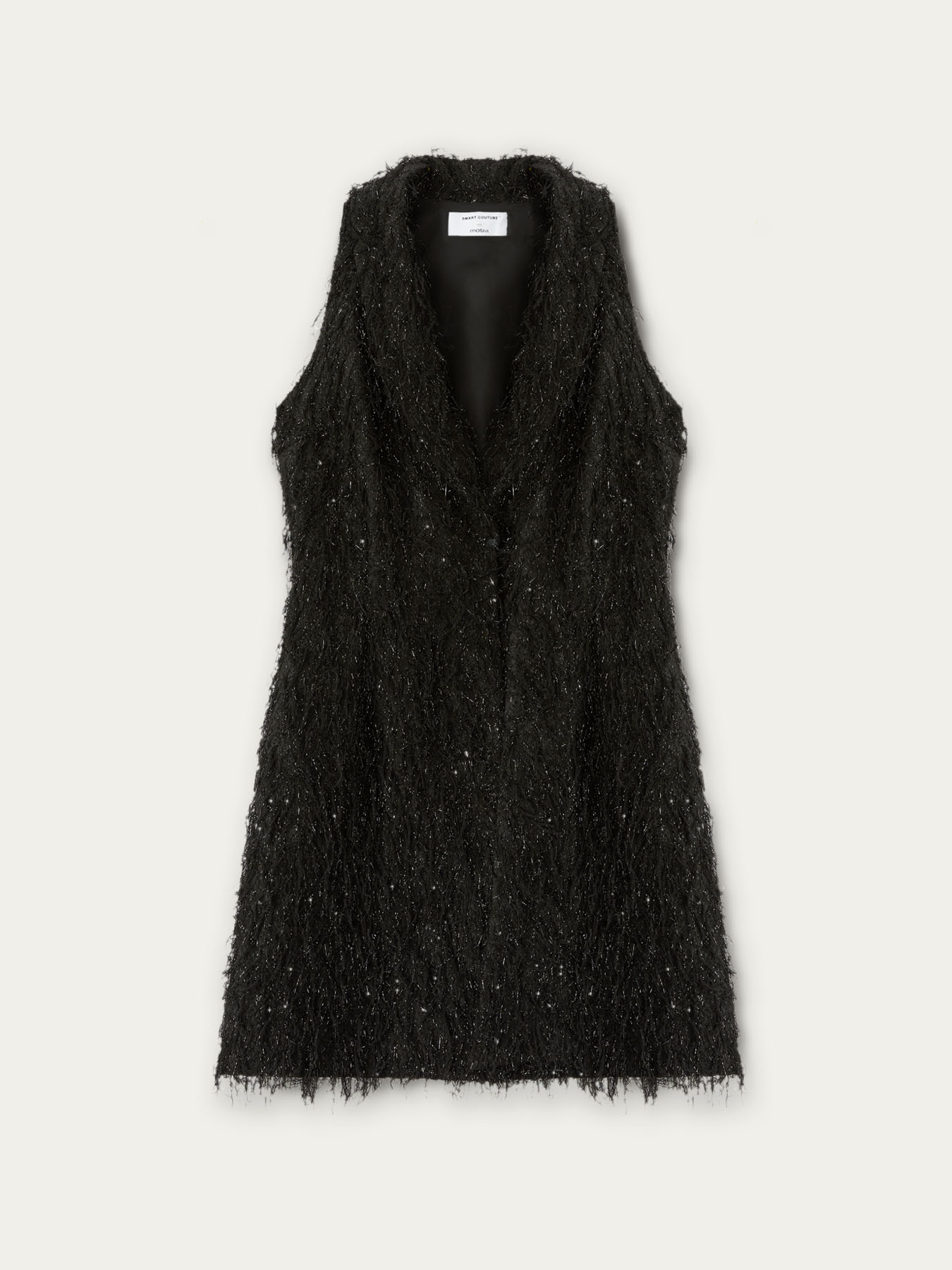 Robe gilet effet plumes Smart Couture image number 3