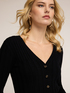 Fine ribbed knit cardigan image number 2