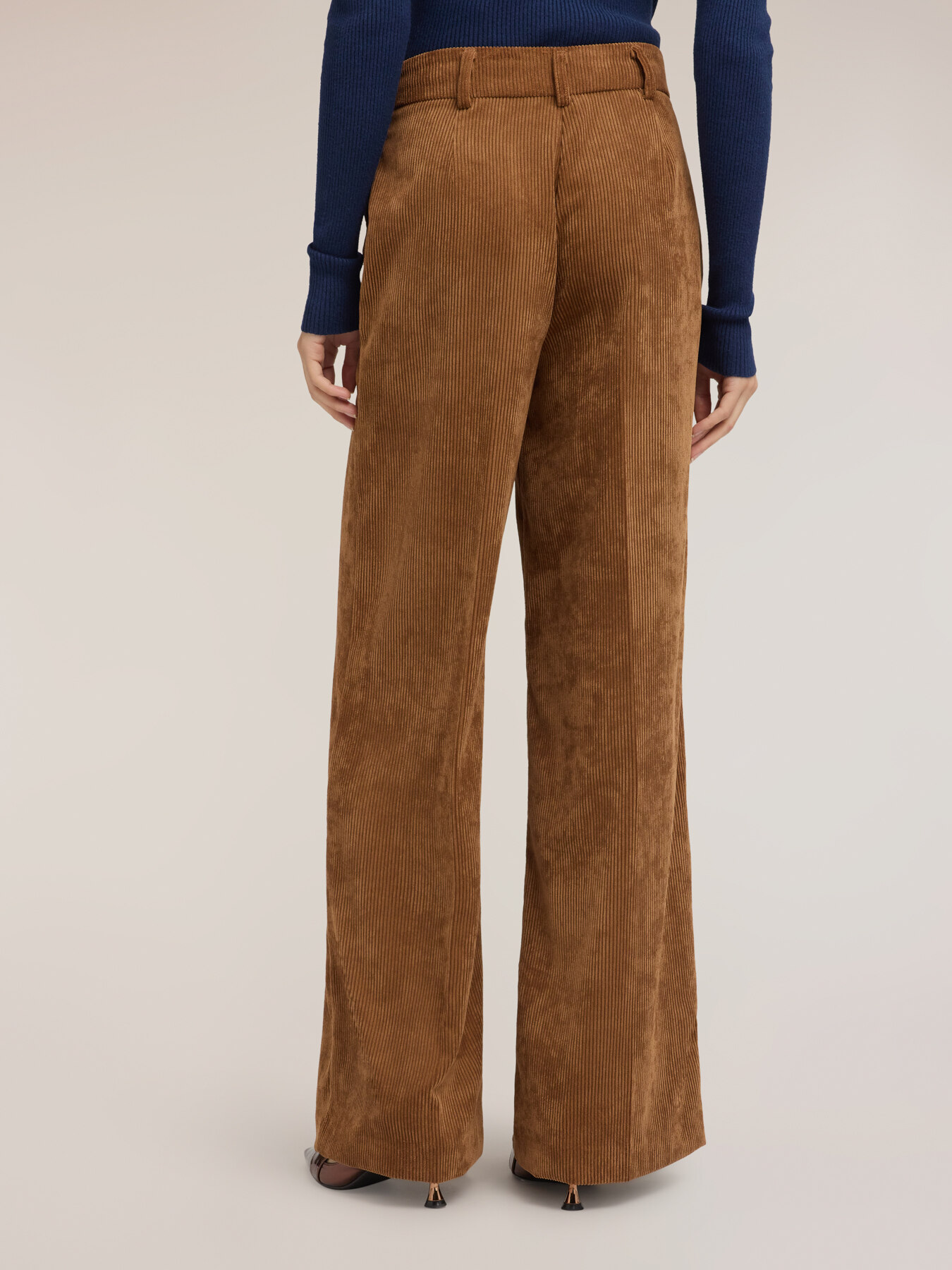 Corduroy palazzo pants image number 1