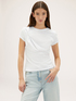 T-shirt with knot on the shoulder image number 0