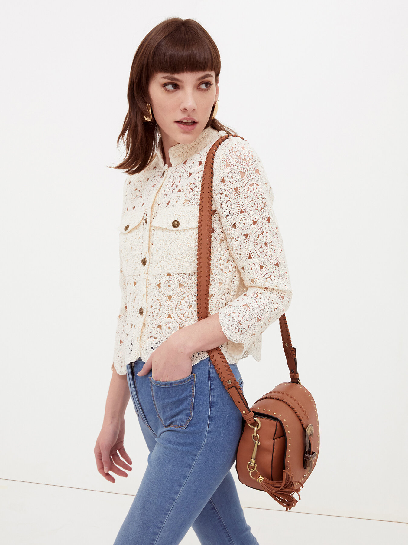 Shoulder bag with buckle image number 3