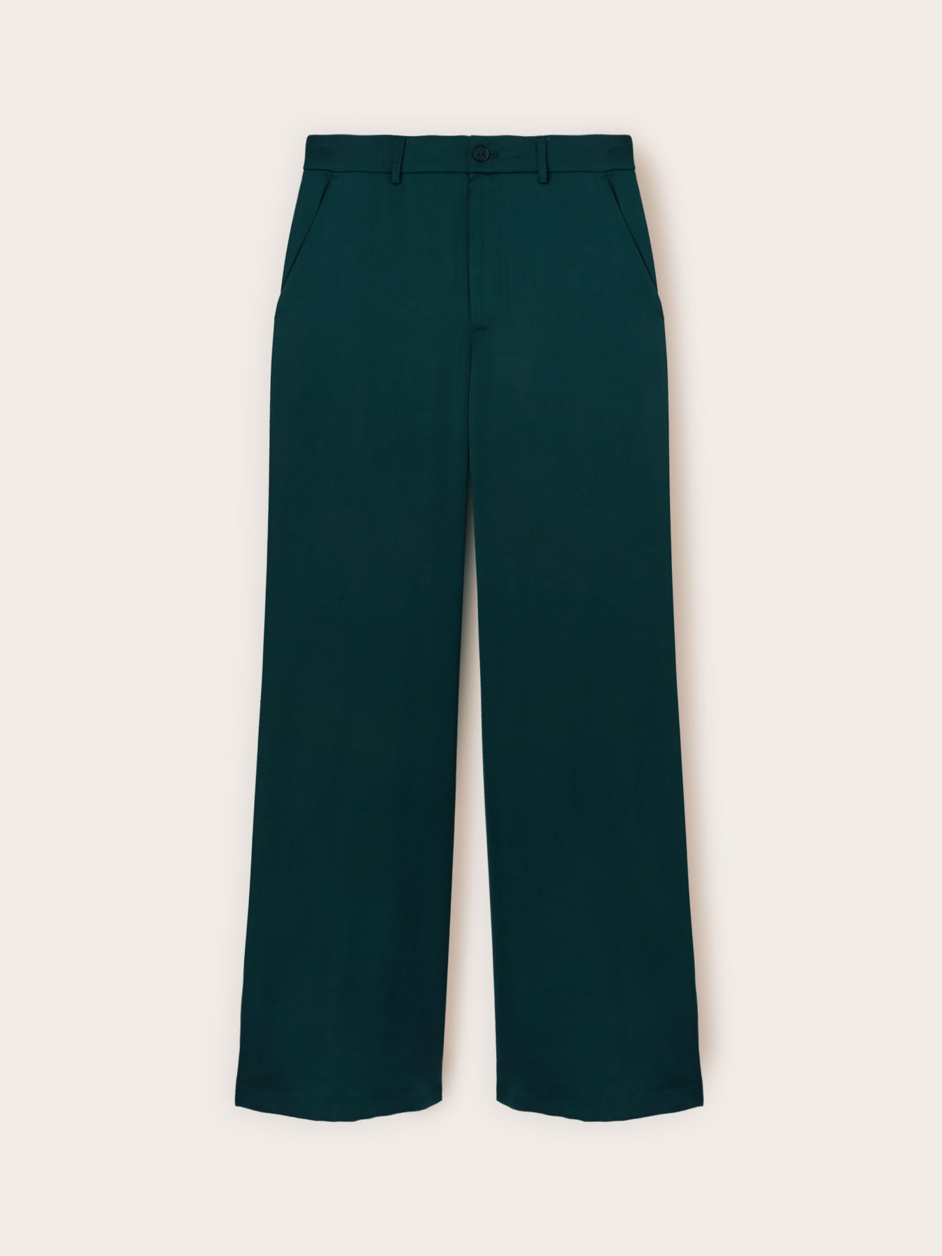 Pantalon palazzo en satin image number 3