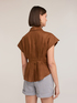Camisa de lino con pliegues image number 1