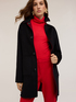 Manteau r&eacute;versible en drap de laine m&eacute;lang&eacute;e image number 2