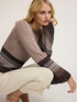 Ribbed sweater with bell sleeves image number 0