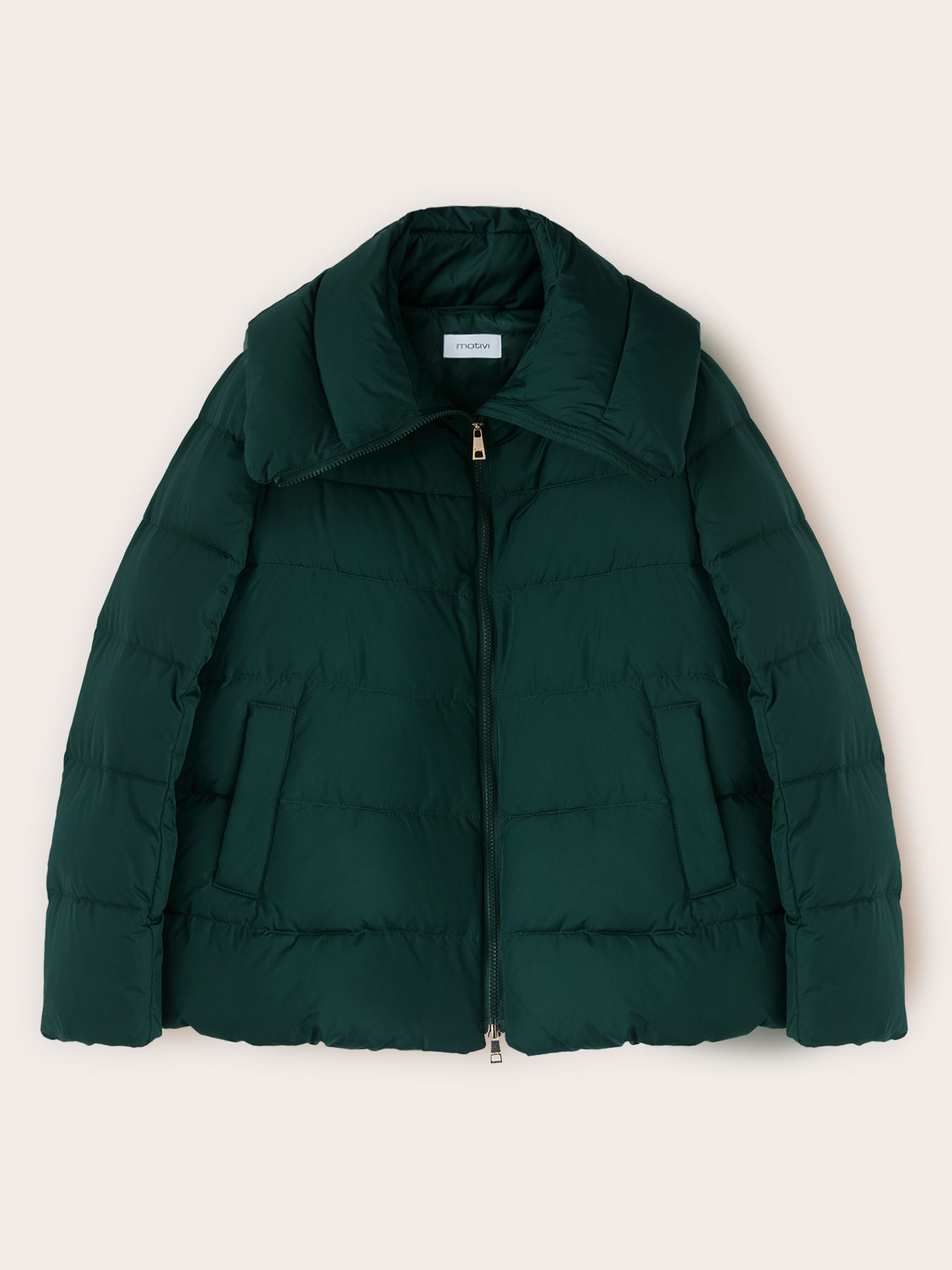 Schwere Daunenjacke mit hohem Kragen image number 4