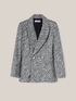 Giacca doppiopetto jacquard zebrato image number 3
