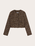 Tweed jacket with metal buttons image number 4
