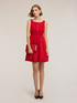 Sleeveless minidress with bow image number 2