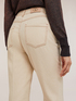 Drill flared trousers with contrast stitching image number 3