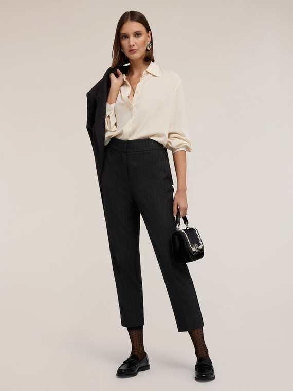 Chemise fluide avec boutonnage dans le dos