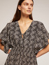 Langes Kleid mit weiten &Auml;rmeln mit Blumenmuster image number 2