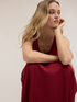 Oversized viscose satin dress image number 1