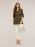 Zweireihiger Trenchcoat aus Baumwoll-Taffeta-Mix image number 4