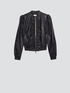 Leather-effect jacket with ruching image number 2