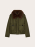 Bombardier en nylon avec col amovible image number 4