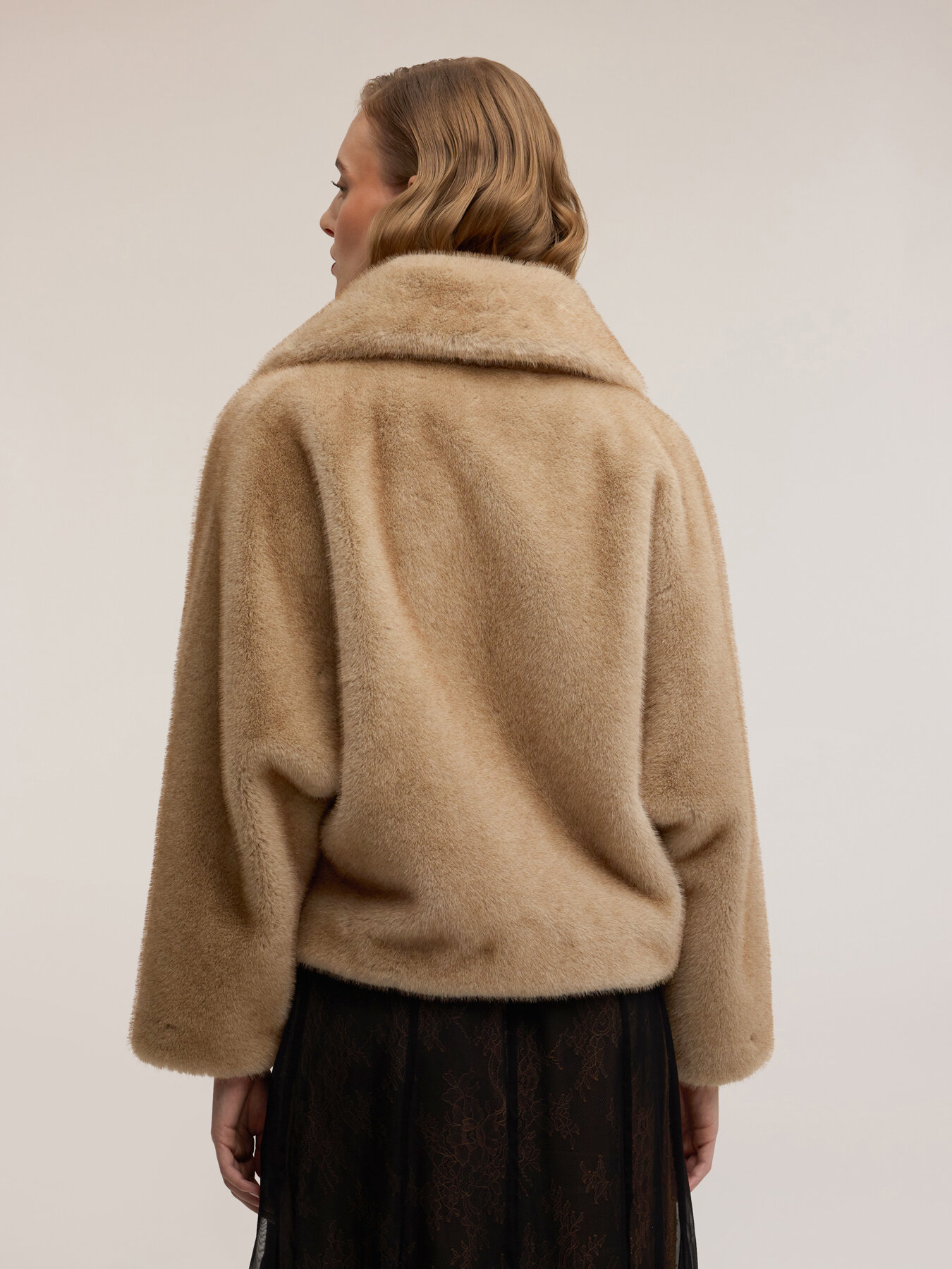 Smart Couture plush effect jacket image number 1