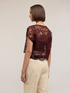 Blouse courte en dentelle image number 1