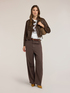 Pantaloni barrel in lyocell image number 0