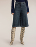 Jean culotte en denim bleu d&eacute;lav&eacute; image number 2