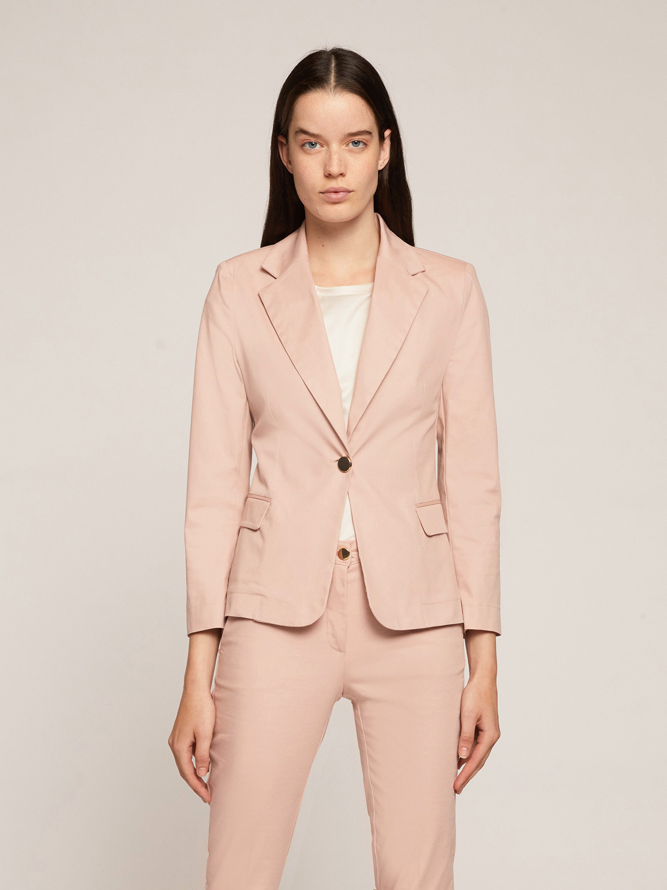 Solid colour unlined blazer image number 0