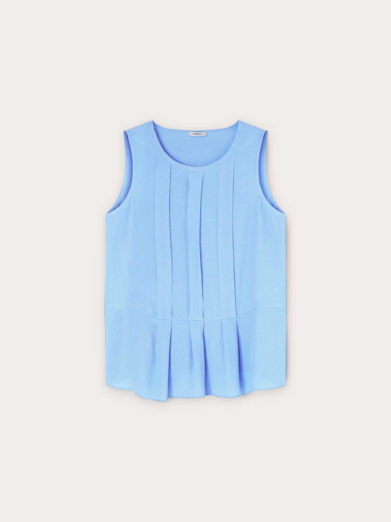 Flowing top with ruffle image number 0