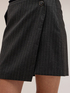 The Tailoring Lab pinstriped wrap miniskirt image number 3