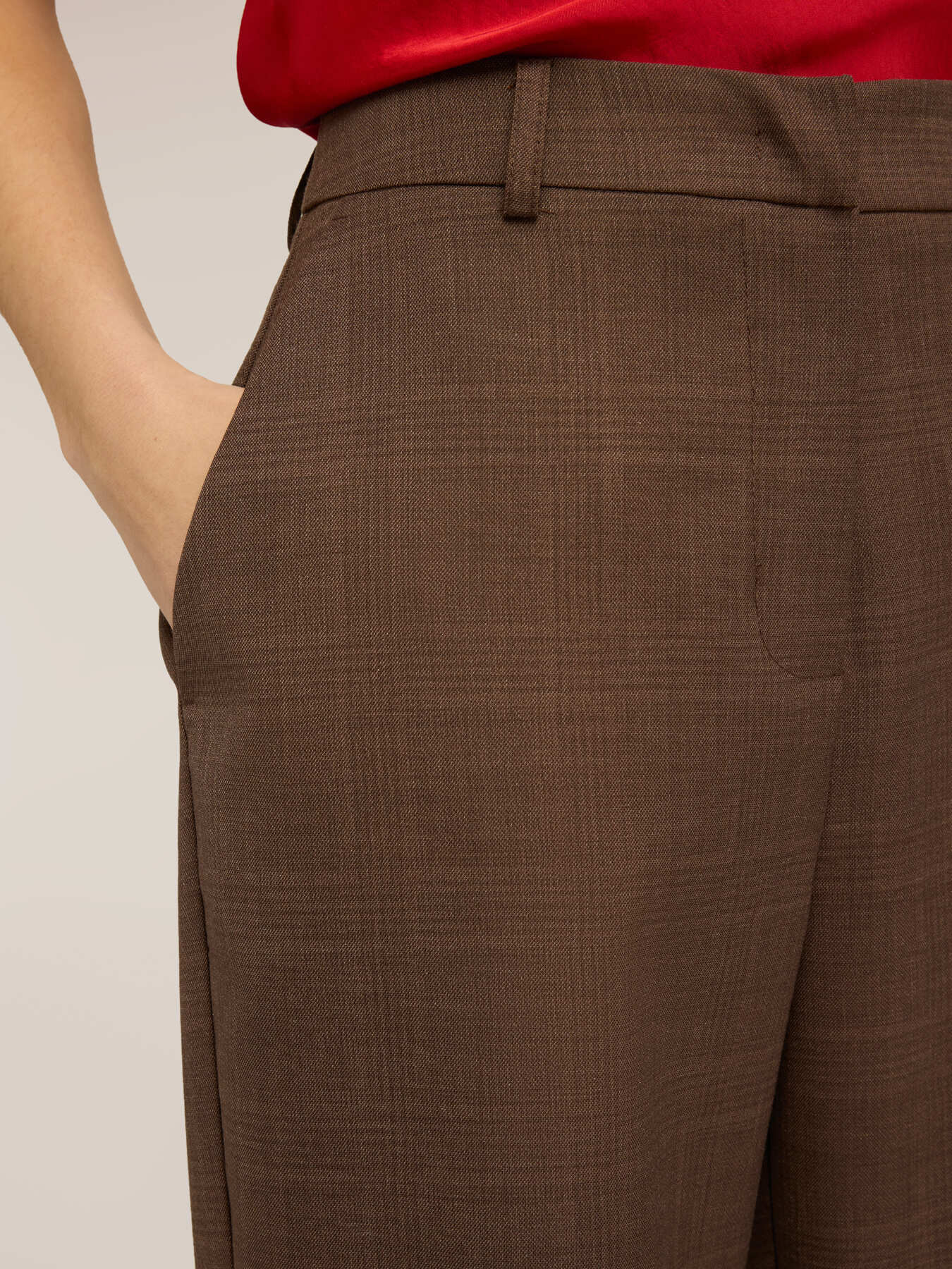 Pantaloni palazzo in poliviscosa check image number 2