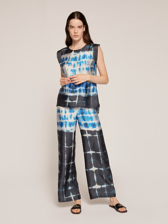 Motivi Blusa fluida fantasia tie dye Donna