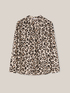Chemise &agrave; col tunisien &agrave; motif animalier image number 3