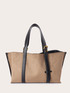 Shopper mit Schnallenhenkel und kontrastierenden Profilen image number 2