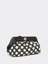 Oversized polka dot pattern clutch image number 1
