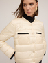 Padded puffer jacket with contrasting trim image number 3