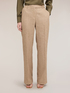 Wide-leg linen blend trousers image number 2