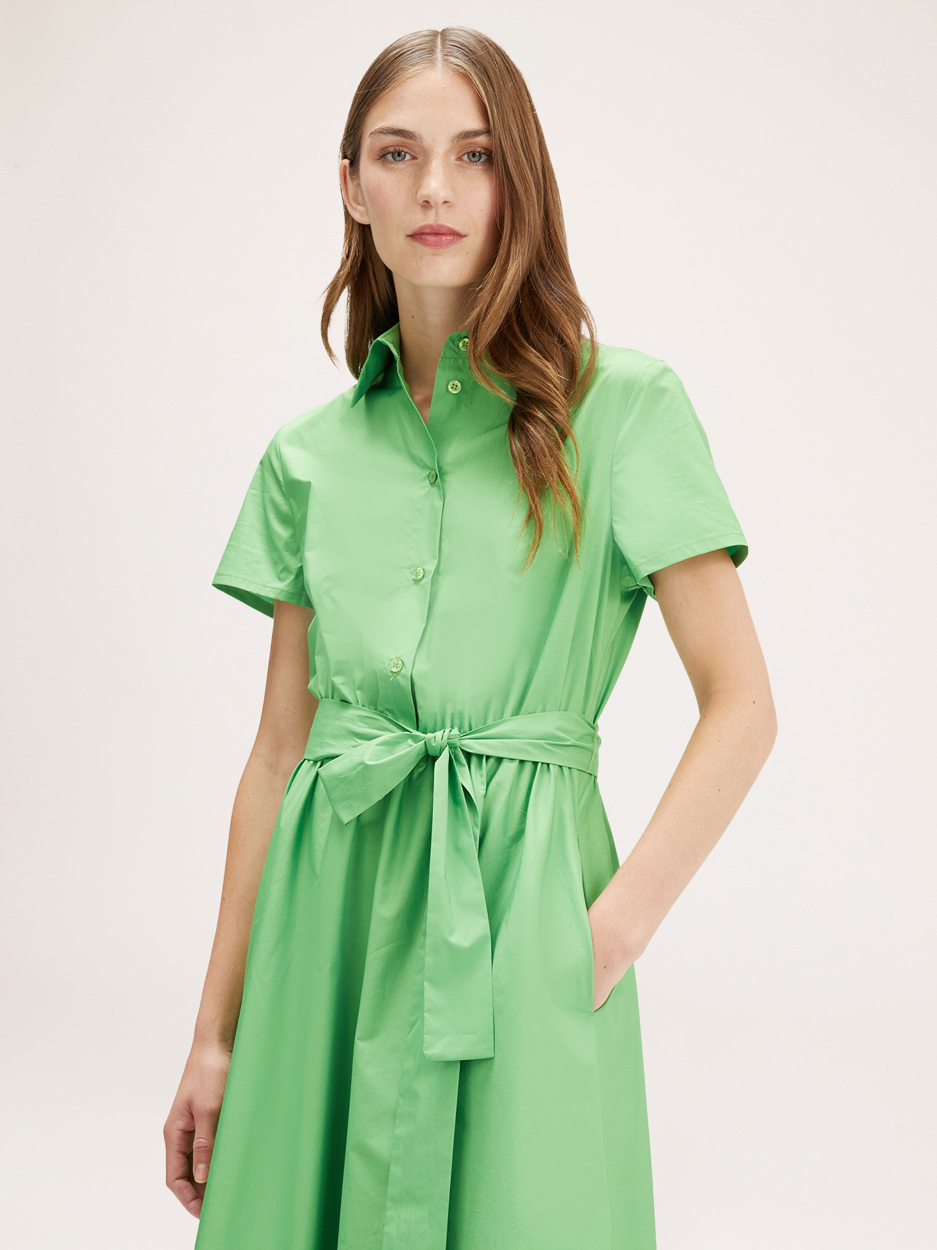 Vestito chemisier in cotone image number 2