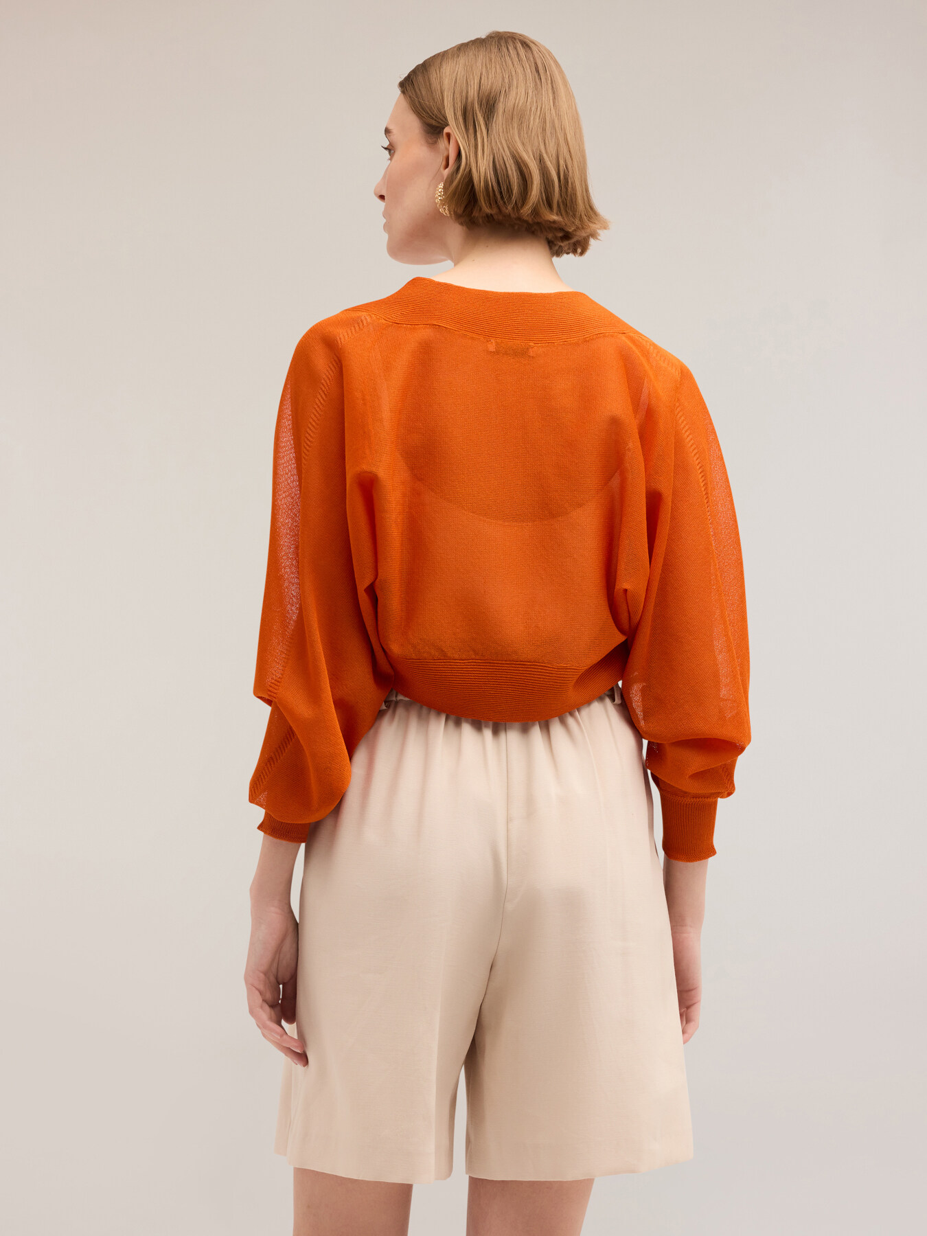 Lightweight knit shrug image number 1