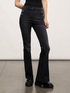 Flared jeans with button feature image number 0