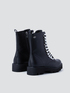 Lace-up combat boots with chain image number 2