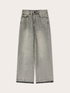 Flared jeans with frayed hem image number 4