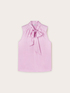 Top with satin bow image number 0