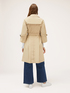 Double-breasted trench coat with loose sleeves image number 2