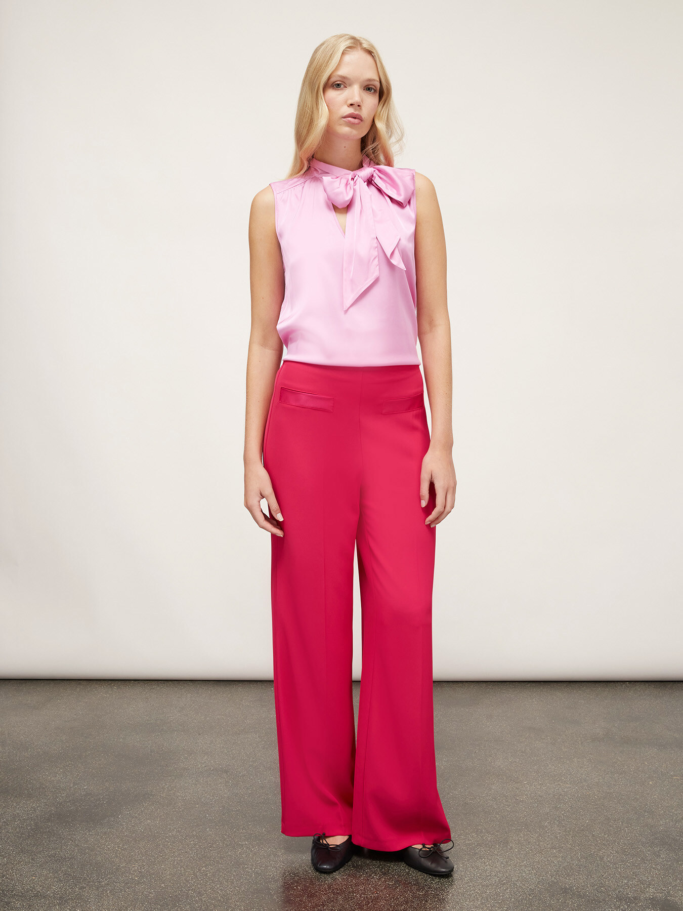 Top with satin bow image number 3