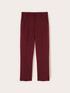Regular fit cotton viscose blend trousers image number 3