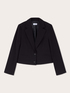 Short blazer with lapel collar image number 4