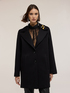 Scuba coat with jewel brooch image number 2