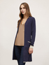 Long cardigan with belt image number 0