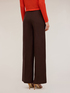 Wide leg linen blend trousers image number 1