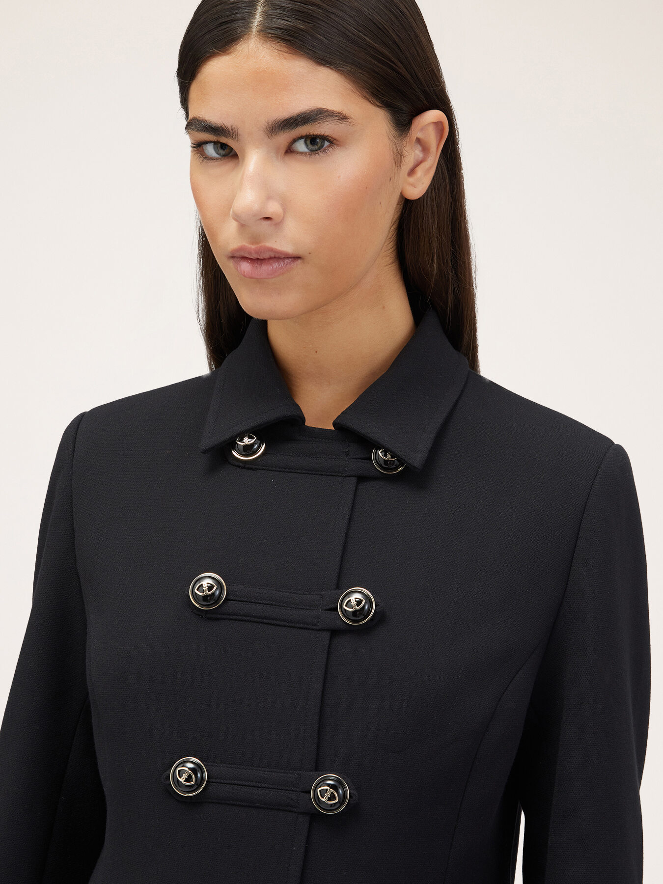 Coat with toggle fasteners image number 2