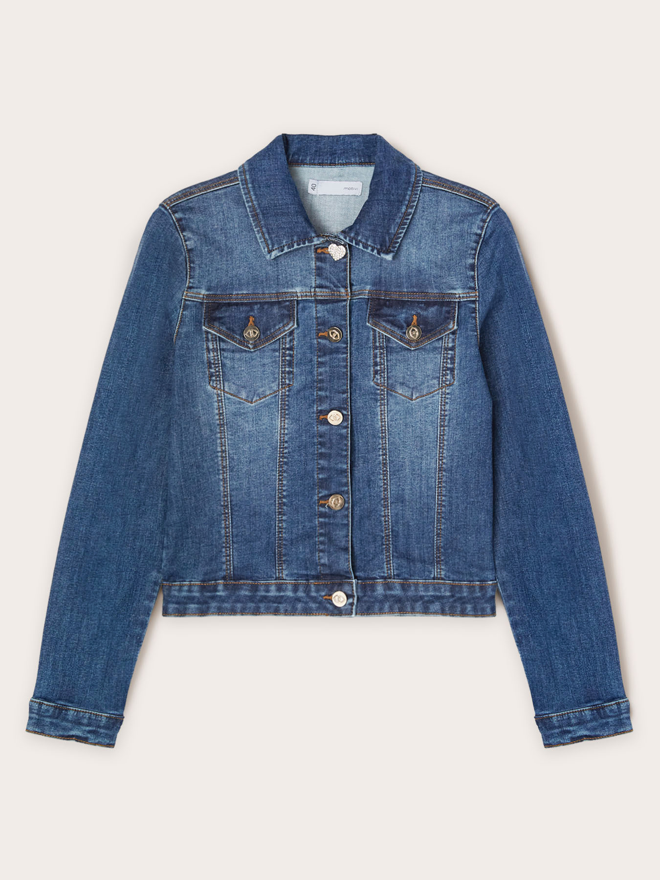 Chaqueta denim image number 4